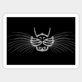 Cat Whiskers Sticker